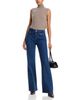 Paige Paige Sofia Pintuck High Rise Flare Jeans in Grazie - 2