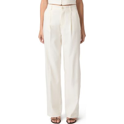 PAIGE PAIGE Westin Pleated Straight Leg Pants
