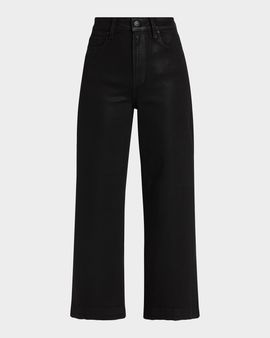 PAIGE Sasha Wide-Leg Crop Jeans