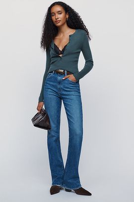 PAIGE Stevie High Rise Bootcut Jeans