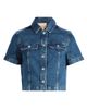 Paige Women's Elly Crop Denim Shirt - 8