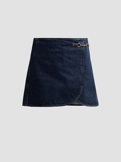 Paige Women's Montanna Denim Mini Skirt