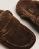 PAIGE Wynn Shearling Slip-On Loafers - 3