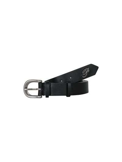 PAIN OR PLEASURE Signature Italian Premium Leather Belt [Black]