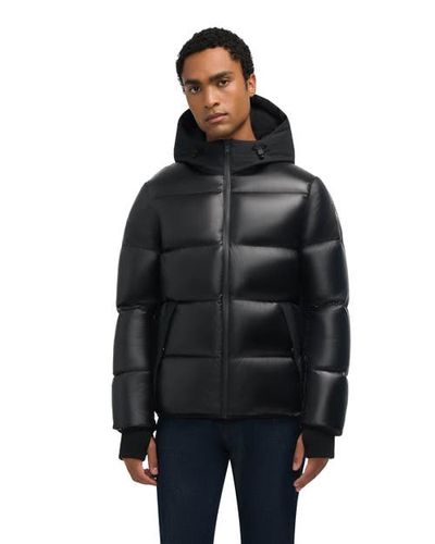 Pajar Pajar Rikuto Boxy Channel Quilted Puffer with Fixed Hood