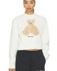 Palm Angels Palm Angels Bear Fitted Crew Sweatshirt - 1