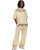 Palm Angels Palm Angels Beige Big Neck Logo Loose T-shirt - 4