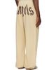 Palm Angels Palm Angels Beige Big Waist Logo Sweatpants - 3