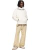 Palm Angels Palm Angels Beige Big Waist Logo Sweatpants - 4