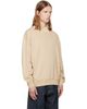 Palm Angels Palm Angels Beige Neck Logo Regular Crew Sweatshirt - 2