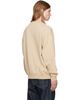 Palm Angels Palm Angels Beige Neck Logo Regular Crew Sweatshirt - 3