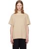 Palm Angels Palm Angels Beige Neck Logo Regular T-shirt - 1