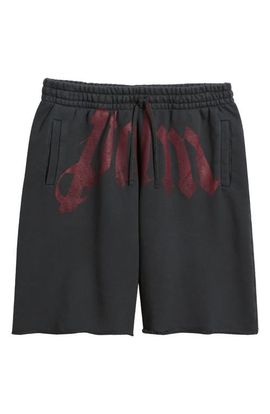 Palm Angels Palm Angels Big Logo Graphic Sweat Shorts