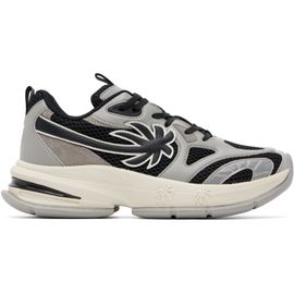Palm Angels Palm Angels Black & Gray Palm Runner Sneakers
