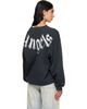 Palm Angels Palm Angels Black Big Neck Logo Balloon Crew Sweatshirt - 3