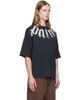 Palm Angels Palm Angels Black Big Neck Logo Loose T-shirt - 2