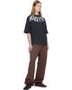 Palm Angels Palm Angels Black Big Neck Logo Loose T-shirt - 4