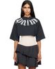 Palm Angels Palm Angels Black Big Neck Logo Mini T-shirt - 1