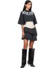 Palm Angels Palm Angels Black Big Neck Logo Mini T-shirt - 4