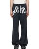 Palm Angels Palm Angels Black Big Waist Logo Sweatpants - 1