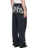 Palm Angels Palm Angels Black Big Waist Logo Sweatpants - 3