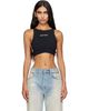 Palm Angels Palm Angels Black Classic Logo Active Track Top - 1