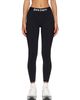 Palm Angels Palm Angels Black Classic Logo Sport Leggings - 1