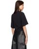 Palm Angels Palm Angels Black Curved Logo Boxy T-shirt - 3