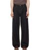 Palm Angels Palm Angels Black Curved Logo Loose Jeans - 1