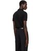 Palm Angels Palm Angels Black Logo Spray Regular Polo - 3