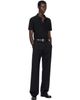 Palm Angels Palm Angels Black Logo Spray Regular Polo - 4