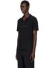 Palm Angels Palm Angels Black Logo Spray Regular Polo - 5