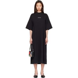 Palm Angels Palm Angels Black 'Milan LA' T-shirt Maxi Dress