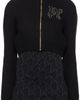 Palm Angels Palm Angels Black Monogram Stud Sweater - 1