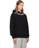 Palm Angels Palm Angels Black Neck Logo Hoodie - 2