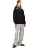 Palm Angels Palm Angels Black Neck Logo Hoodie - 4