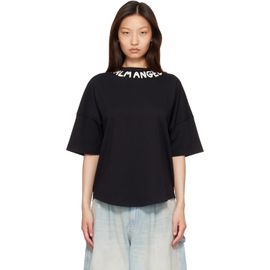 Palm Angels Palm Angels Black Neck Logo Over T-Shirt