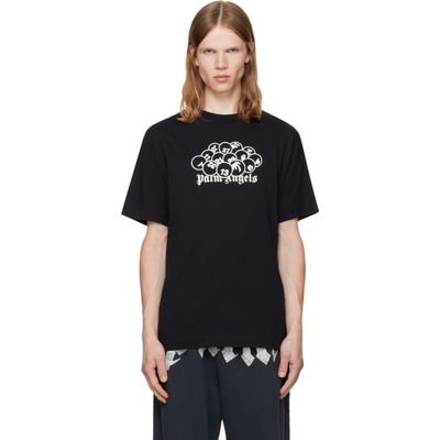 Palm Angels Palm Angels Black 'PA' Pool Regular T-shirt