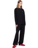 Palm Angels Palm Angels Black Palm Rib Long Sleeve T-shirt - 4