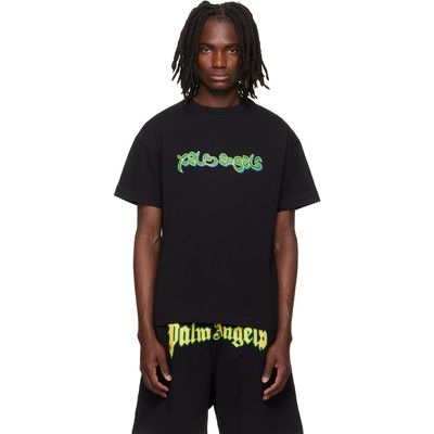 Palm Angels Palm Angels Black Thai Logo T-shirt