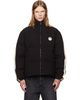 Palm Angels Palm Angels Black Tree Logo Cord Track Down Jacket - 1