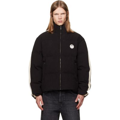 Palm Angels Palm Angels Black Tree Logo Cord Track Down Jacket