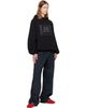 Palm Angels Palm Angels Black Vintage Box Logo Loose Hoodie - 4