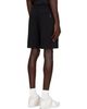 Palm Angels Palm Angels Black Waist Logo Sweat Shorts - 3