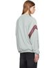 Palm Angels Palm Angels Blue Urban Logo Track Crewneck Sweatshirt - 3