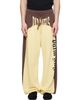 Palm Angels Palm Angels Brown & Yellow Vintage Logo Loose Sweatpants - 1