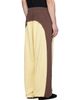 Palm Angels Palm Angels Brown & Yellow Vintage Logo Loose Sweatpants - 3