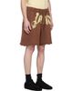 Palm Angels Palm Angels Brown Big Waist Sweat Shorts - 2