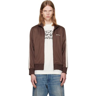 Palm Angels Palm Angels Brown Classic Logo Track Jacket