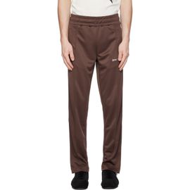 Palm Angels Palm Angels Brown Classic Logo Track Pants